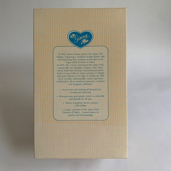 Ginny December Turquoise Doll New Unopened Vintage 8" Blonde - Picture 5 of 6